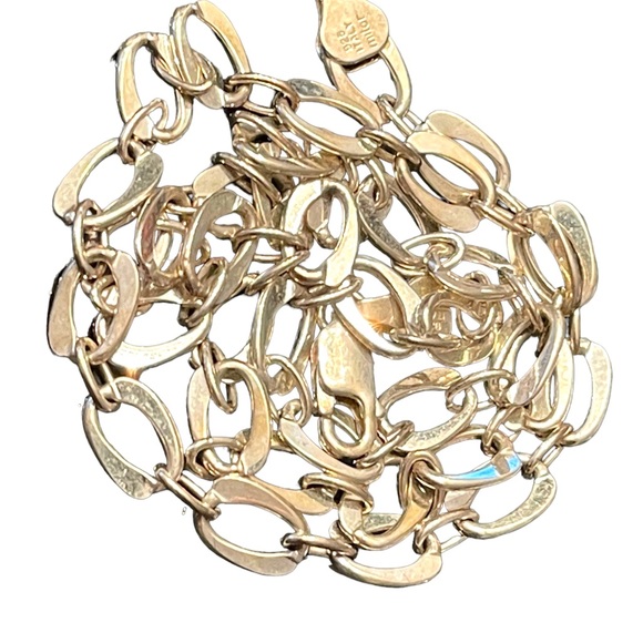 Sterling silver 925 MiLOR Italy fancy chain link necklace - Picture 6 of 7